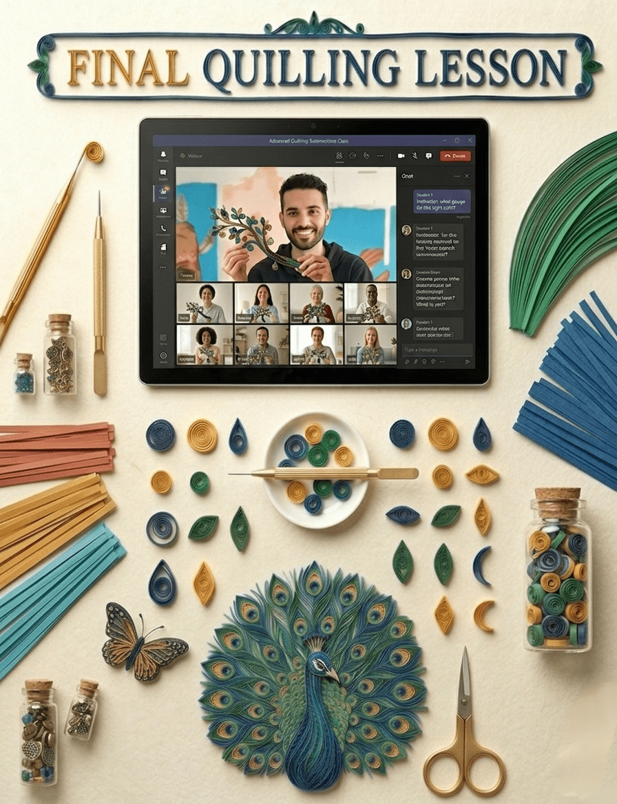Advanced Paper Quilling Masterclass: Wildlife & Nature Portraits - Art learning - Yasser Safy Elrahman -