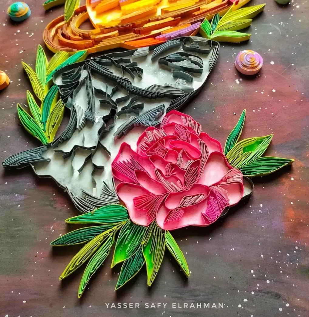 Cosmic Glance: The David astrology portrait artwork by Yasser Safy Elrahman showcasing a celestial-themed artistic depiction.