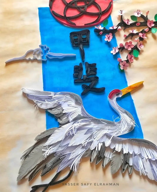Colorful artwork titled "Discover Your Ikigai" by Yasser Safy Elrahman, depicting the concept of finding life’s purpose and meaning.
