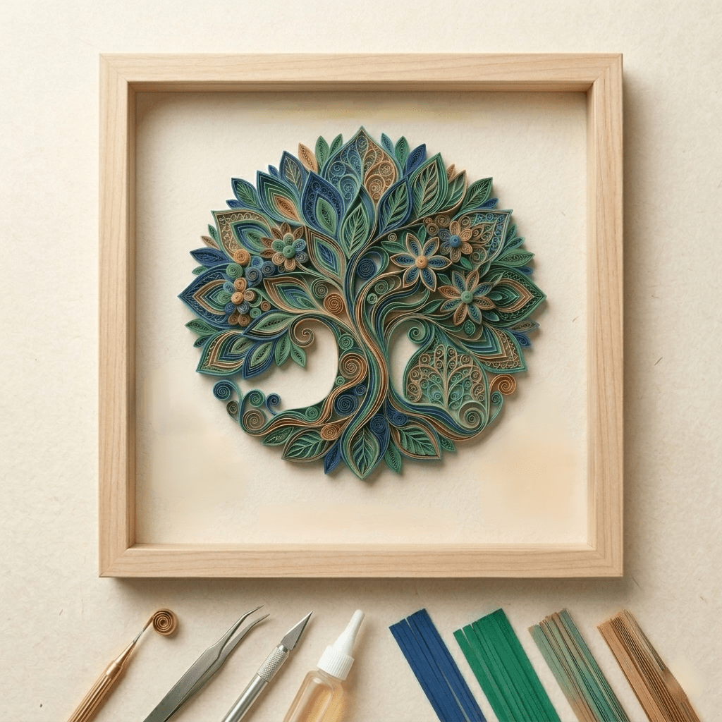 Intermediate Paper Quilling Course: Elevating Your Craft - Art learning - Yasser Safy Elrahman -