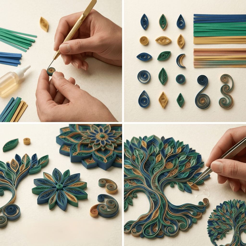 Intermediate Paper Quilling Course: Elevating Your Craft - Art learning - Yasser Safy Elrahman -