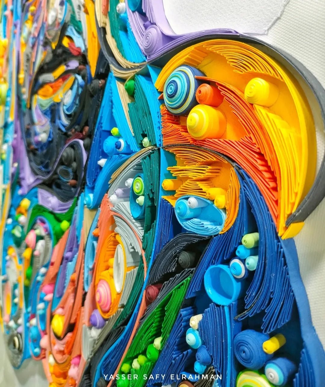 Soul of the Nation tribute artwork by Yasser Safy Elrahman, featuring vibrant colors and abstract design representing cultural pride.