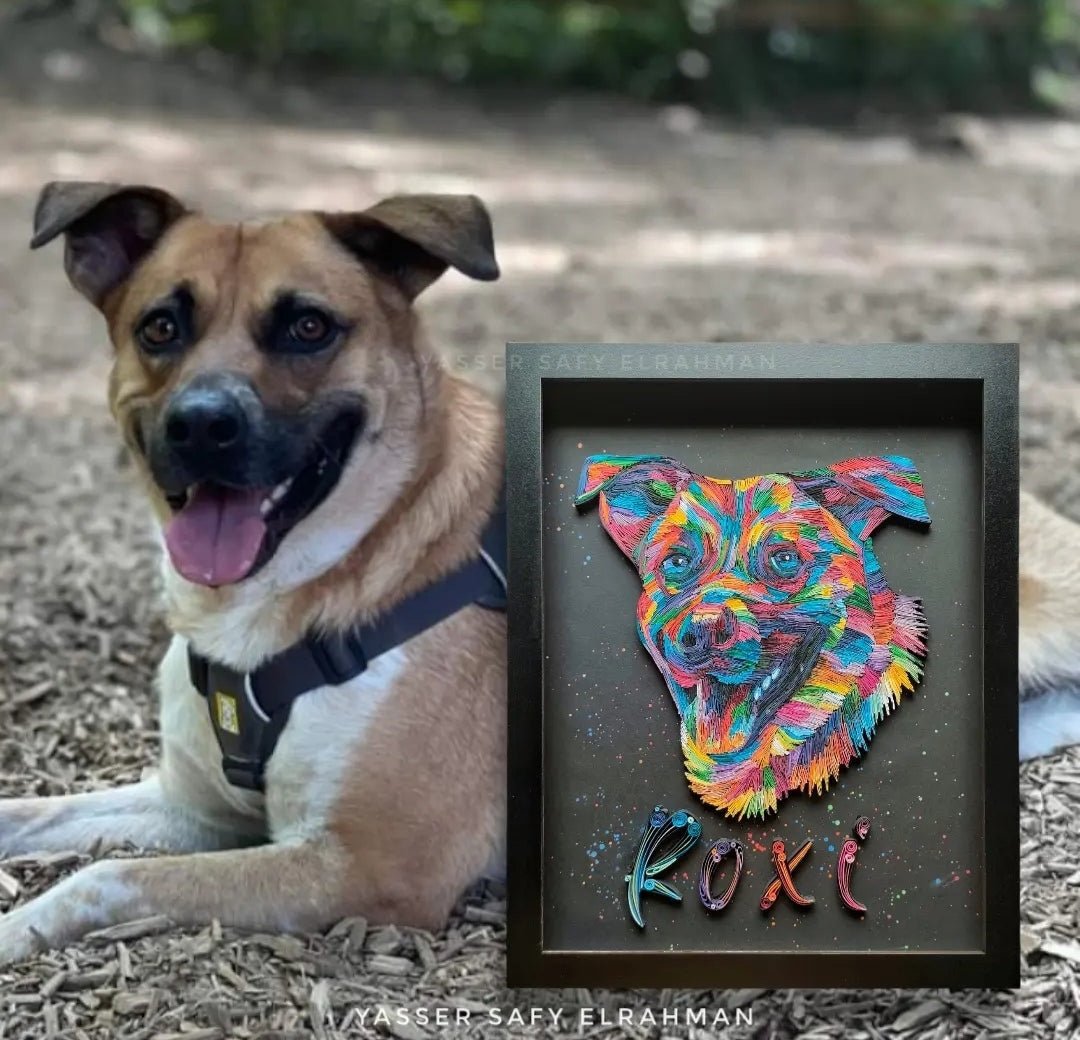 Bespoke pet and animal portrait artwork by Yasser Safy Elrahman, featuring a detailed, personalized animal illustration.